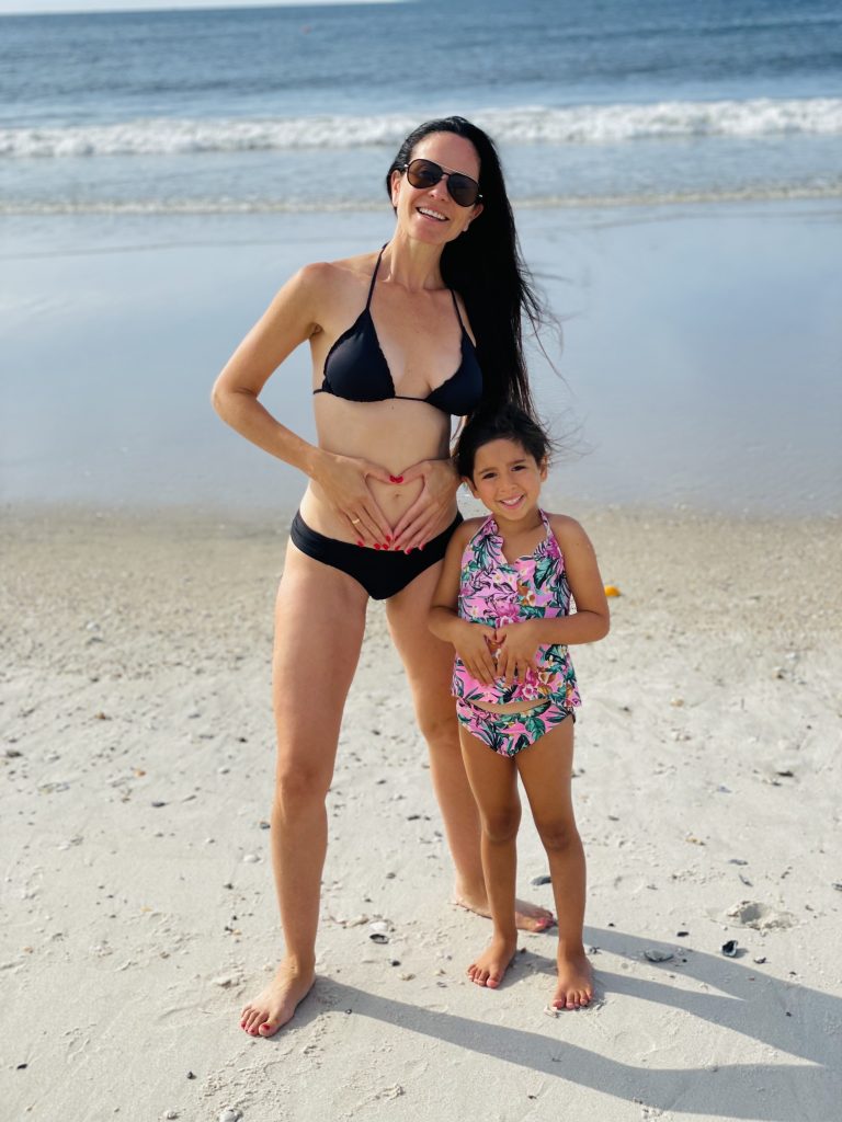 Photo of Nikki and Emma at the beach